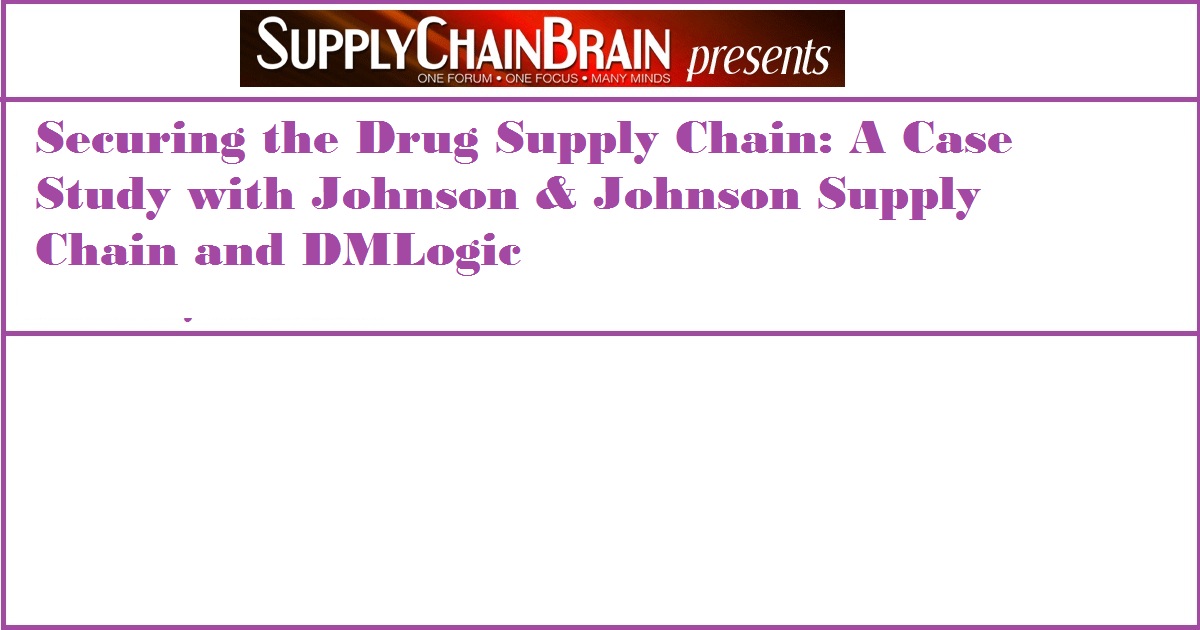 johnson and johnson supply chain case study